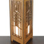 Lámpara madera cerezo Frank Lloyd Wright Robie Art Glass