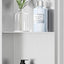 Nicho baño acero inox 12x24pulg estante doble sin borde