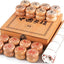 Set Xiangqi madera haya con caja y tablero cuero