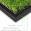 Césped artificial 3x10ft grueso para mascotas