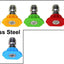 Kit accesorios lavadora presión 40° boquilla 1/4"
