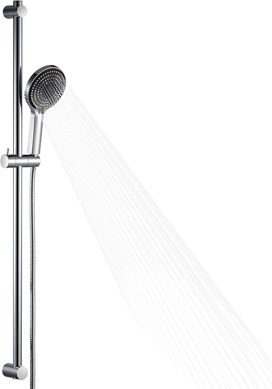 Combo barra ducha ajustable 40" cabezal 6 modos manguera