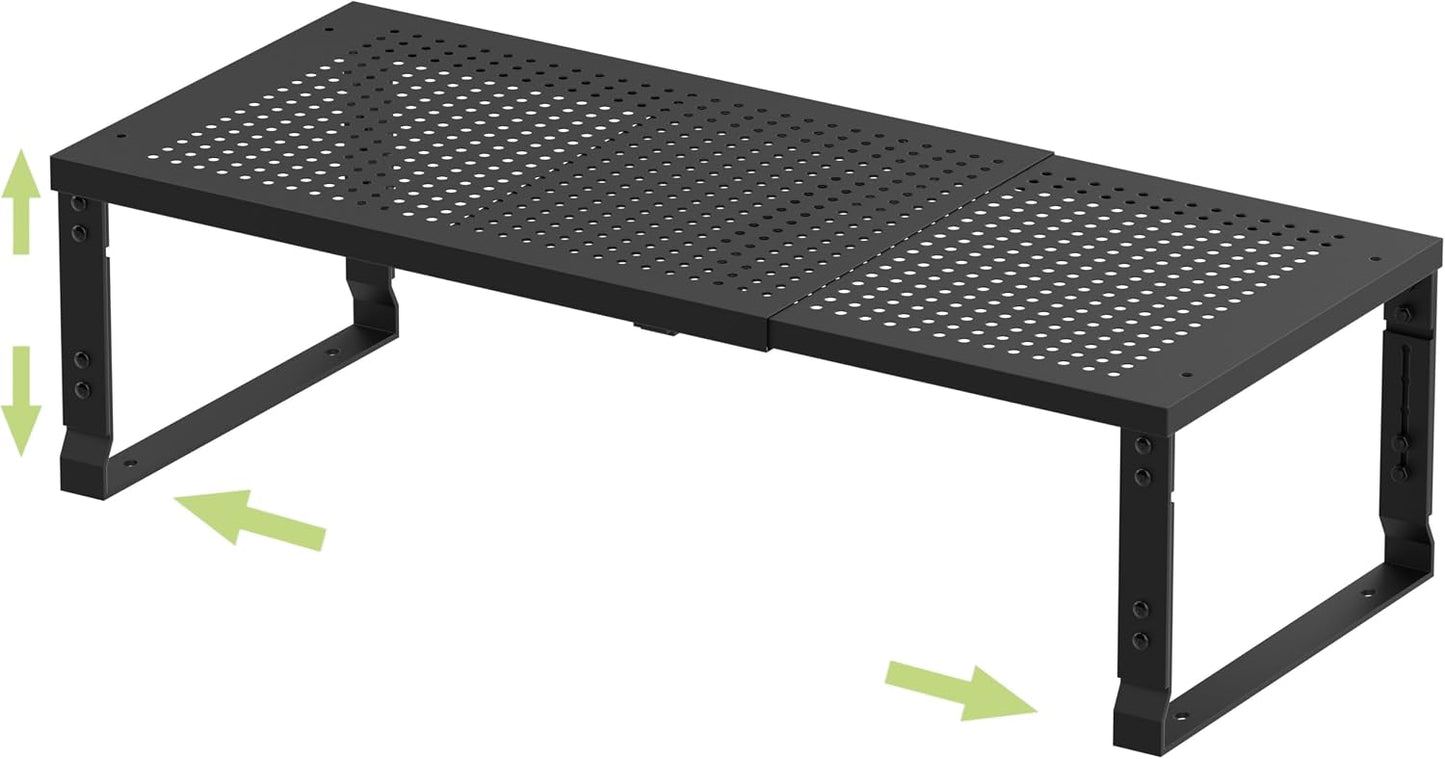 Estante apilable ajustable para especias y almacenamiento
