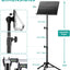 Soporte partituras metal 70pulg plegable con bolsa transporte