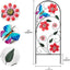 Estacas decorativas jardín 34" metal flores mariposas