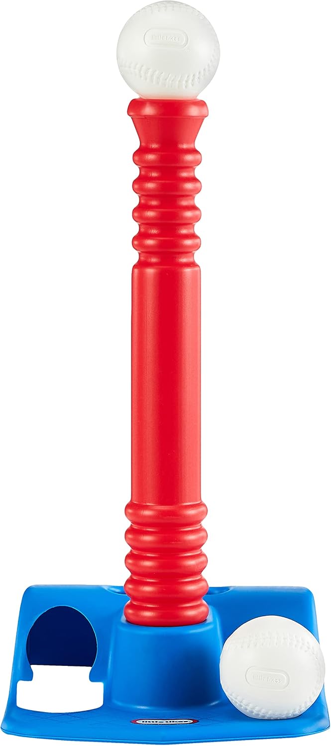 Set T-Ball rojo 5 bolas para niños 18 meses
