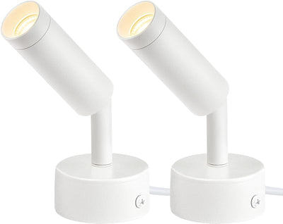 2 Luces Puntuales LED 120V para Plantas y Escritorio