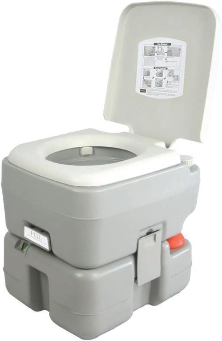Inodoro portátil asiento viaje 5.3gal bomba