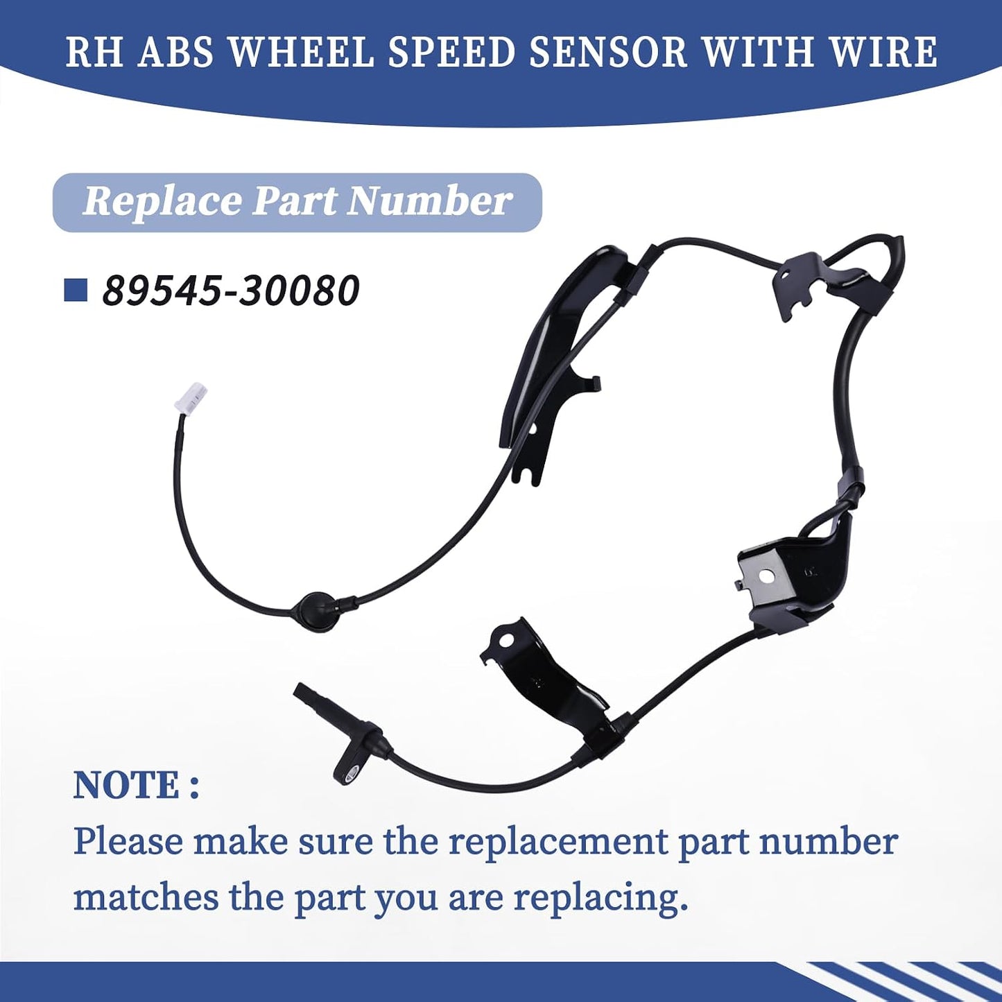 Sensor ABS derecho con cable Lexus GS IS RC