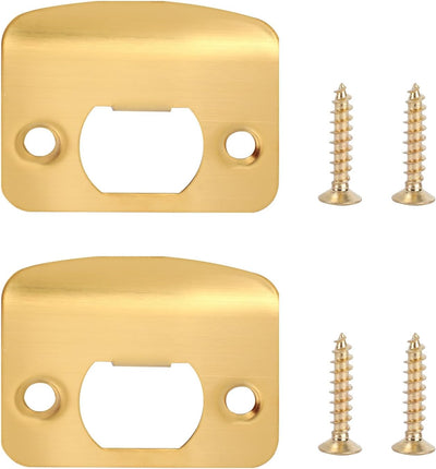 2 Pzas Placa Acero Inox Puerta Kit Reparacion