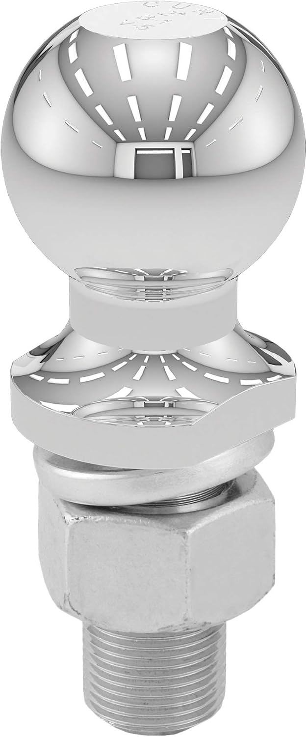 Bola enganche cromada remolque 12000lb 2"
