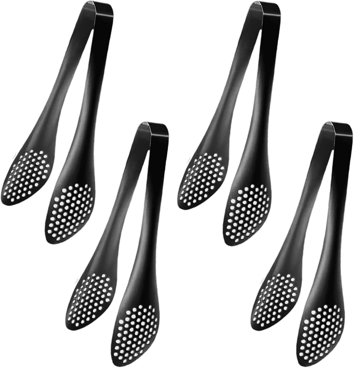 4 Pinzas Acero Inox 9pulg para Servir Ensaladas Bufé