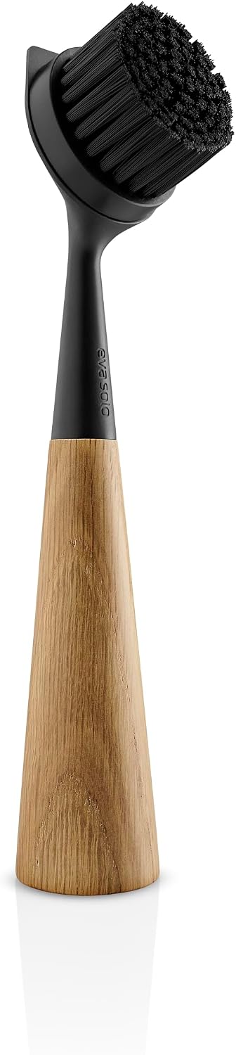 Cepillo platos nailon roble negro extraíble fácil limpiar