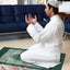 Alfombra oración portátil poliéster 23.6x39.9pulg con brújula
