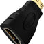 Adaptador HDMI mini 4K chapado oro para Raspberry Pi