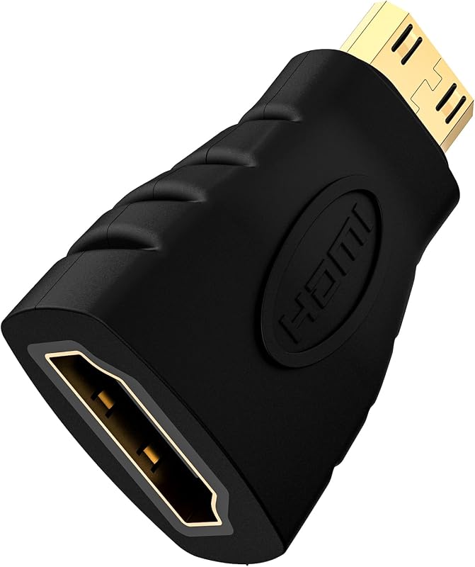 Adaptador HDMI mini 4K chapado oro para Raspberry Pi