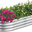 Jardineras elevadas galvanizadas 4x2x1ft exteriores