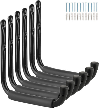 Ganchos acero garaje escaleras 9.5" organiz. herramientas