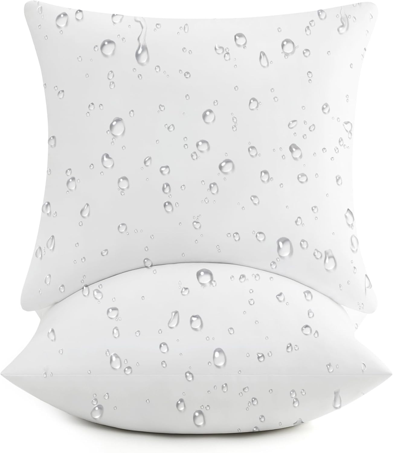 2 Pzas Insertos Almohada Exteriores Euro Suaves Impermeables