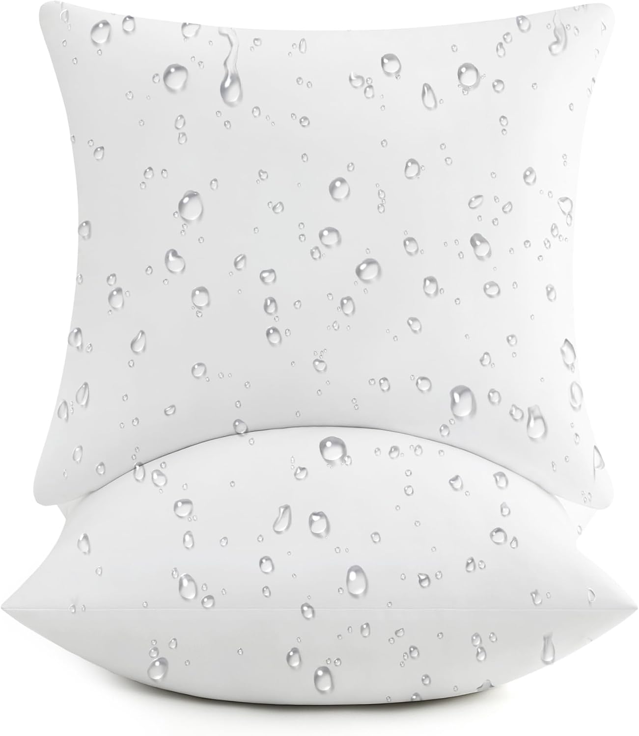 2 Pzas Fundas Almohada Impermeables Exteriores 18x18