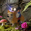Estatuas jardín corgi gnomo decoración hogar sala Navidad