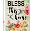 Bandera floral religiosa para jardín patio casa cristiana