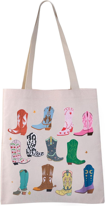Bolso de mano vaquera para niña campo y botas