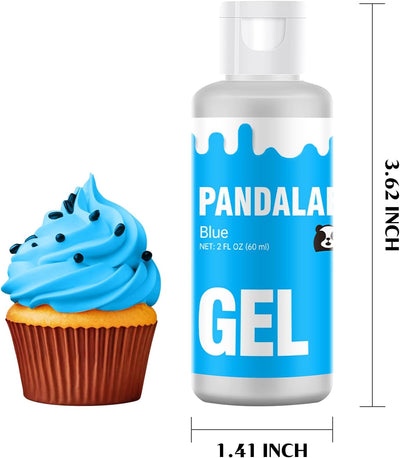Colorante gel azul 2oz para hornear pasteles galletas slime