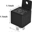 Relé automotriz 12V 30A 5 pines normalmente abierto pack 2