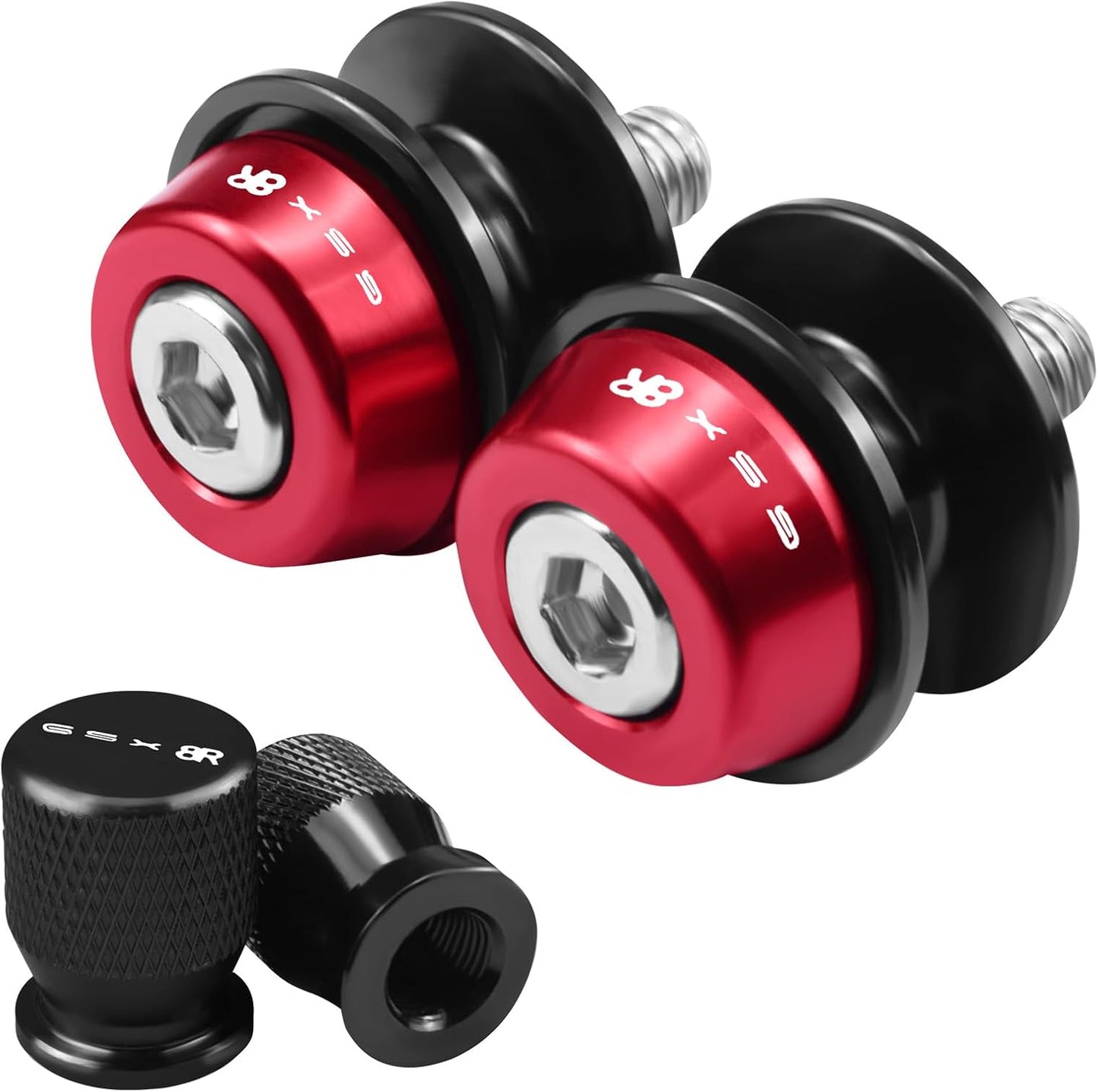 Set tapas aire carrete GSX8R 2023-25 rojo
