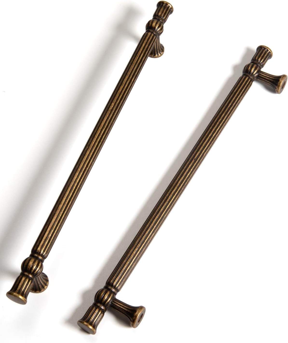 Tiradores latón antiguo para gabinetes 192mm clásicos