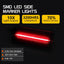 Lente ahumada LED roja para Chevrolet Corvette