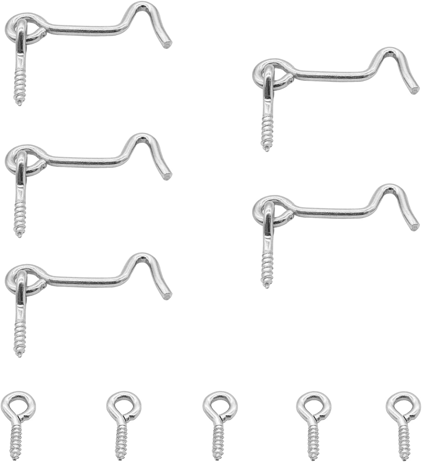Pestillo hierro 1.5" cerradura puerta granero 5uds