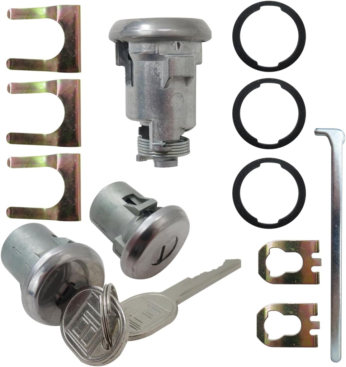 Set cilindro llave encendido puertas maletero Chevy II Nova 67-75