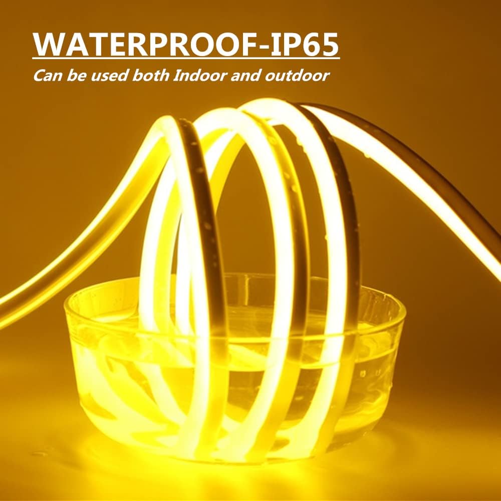 Tira luz LED RGB flexible con control remoto 65.5pies
