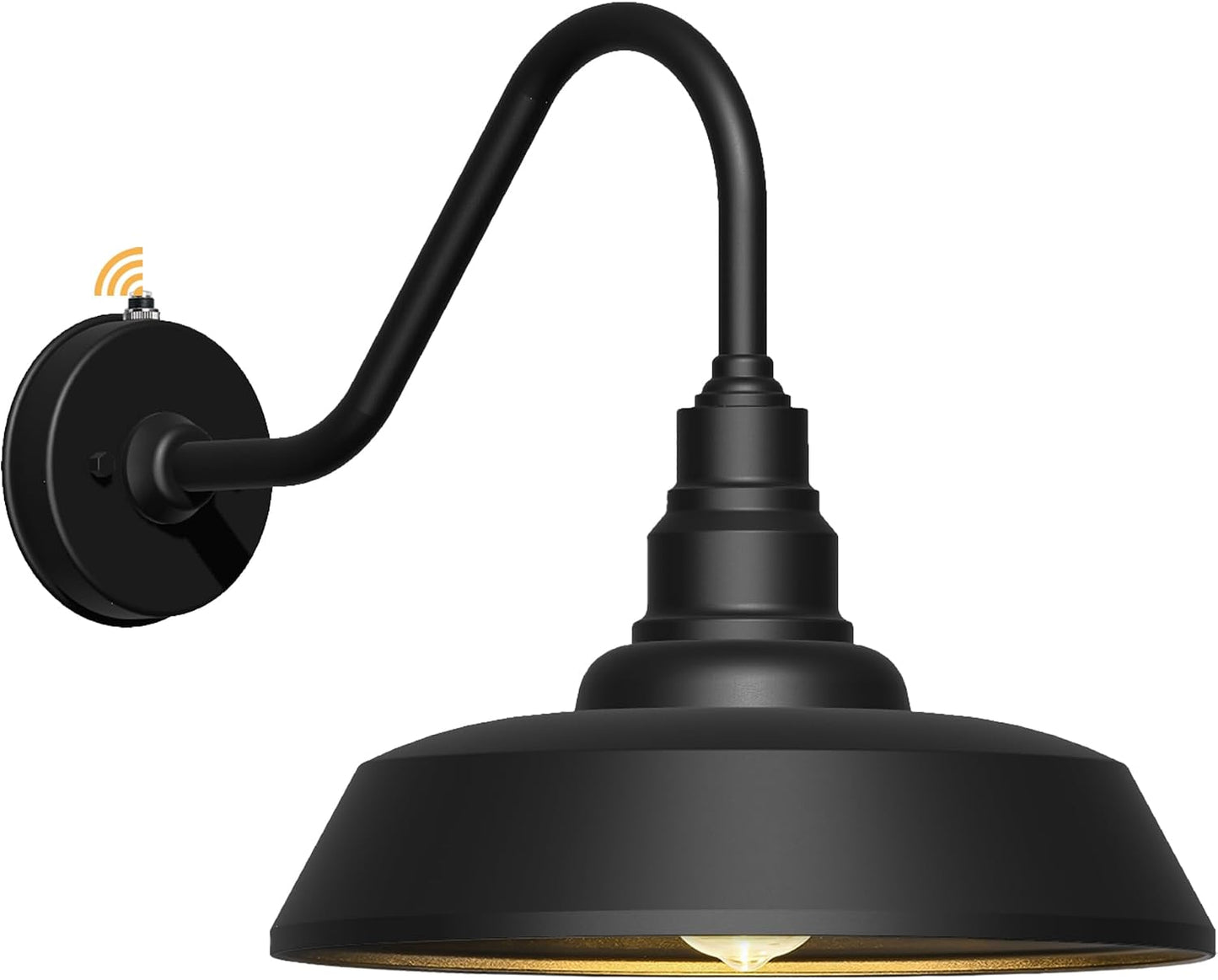 Luz granero cuello cisne 12pulg estilo clásico casa campo