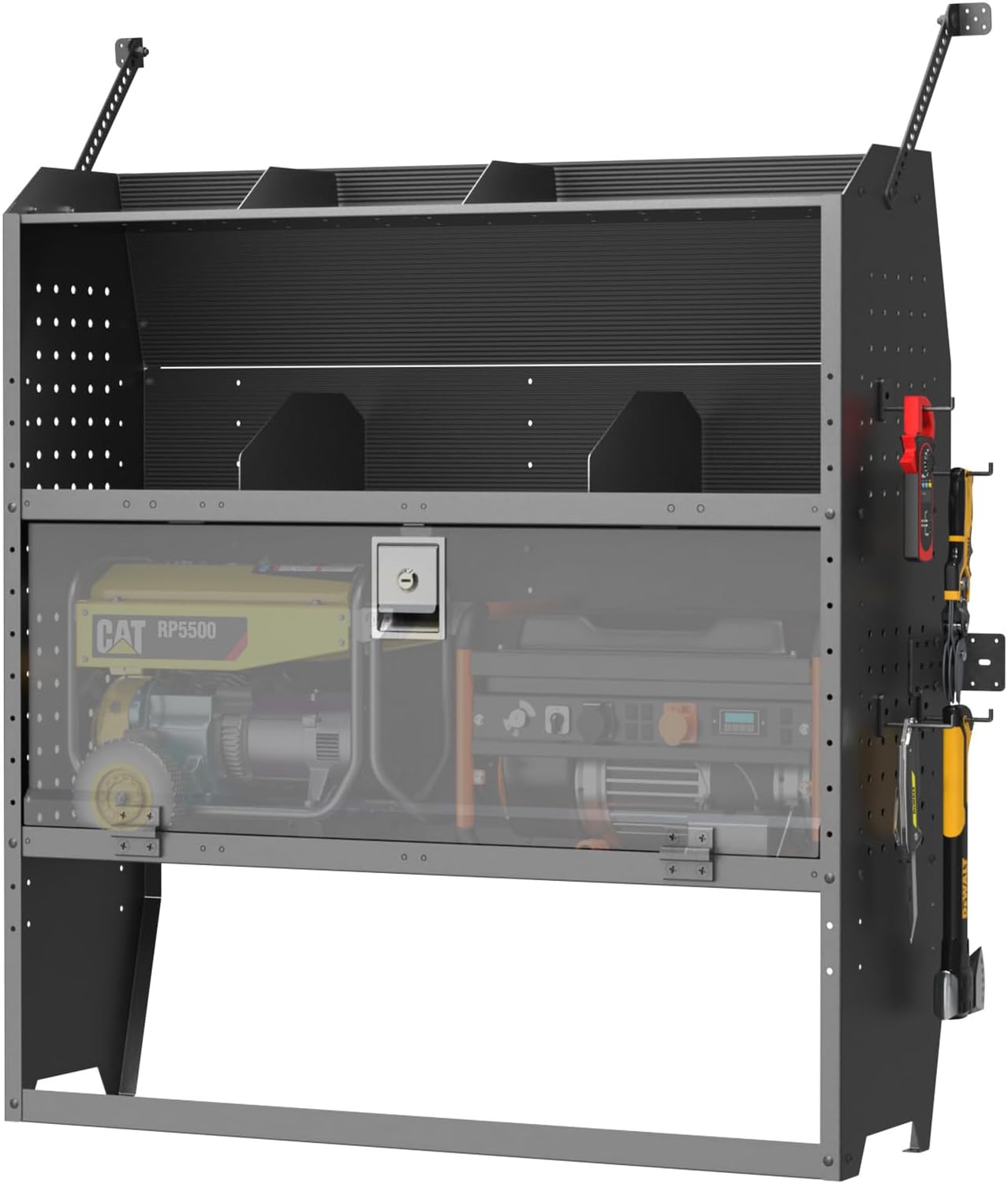 Estantería ajustable furgoneta 42x46x13" Transit GMC