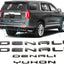 4 Pzas Emblemas Denali Yukon Puerta Trasera 2021-23 Negro