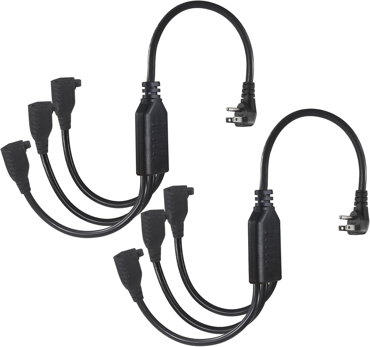 Cable extensión SJT 16AWG 3 tomas 18 pulg