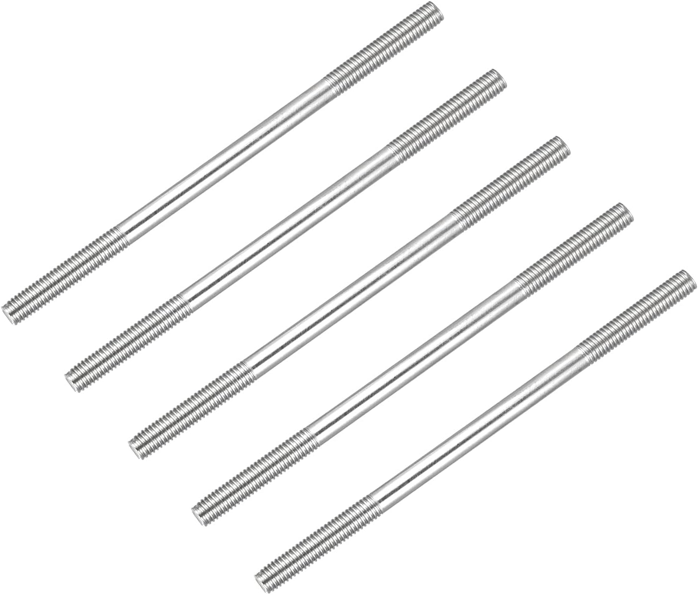 Pernos doble extremo M5 acero inox 304 5 pzas