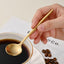 Set 4 cucharas té café oro satinado ss18/10