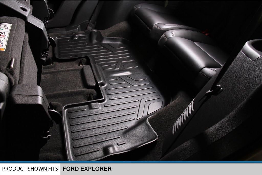 Tapete piso Ford Explorer 2011-2017 tercera fila negro