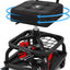 Taburete taller con ruedas ajustable negro 330lb