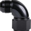 Adaptador conector giratorio 16AN aluminio negro
