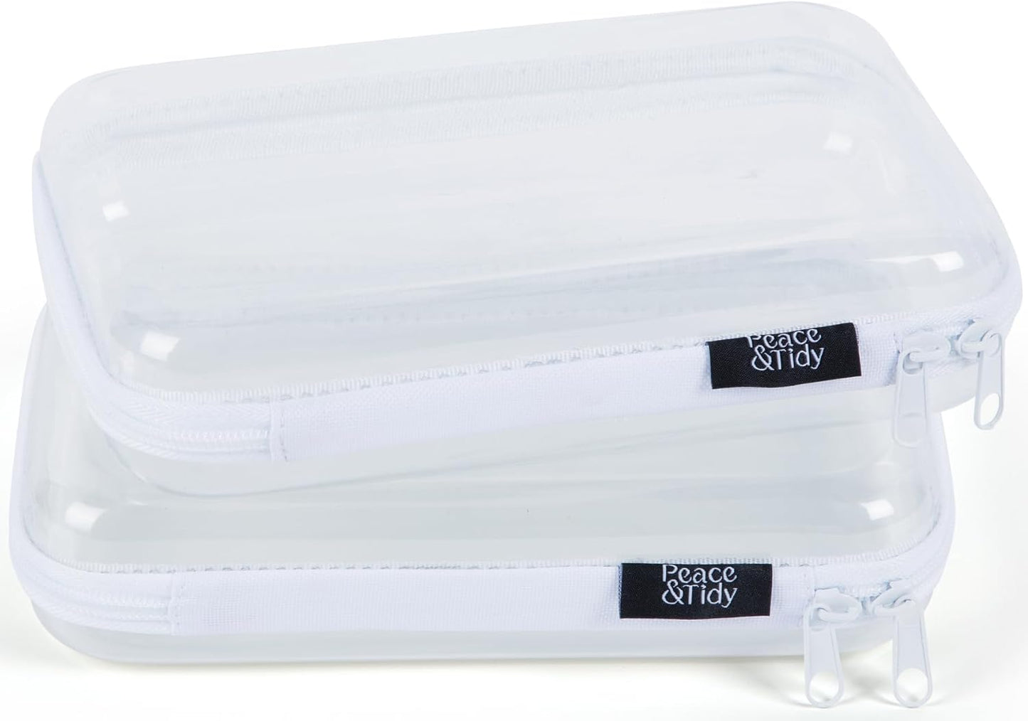 Contenedor plástico transparente 5.5x8.5pulg apilable
