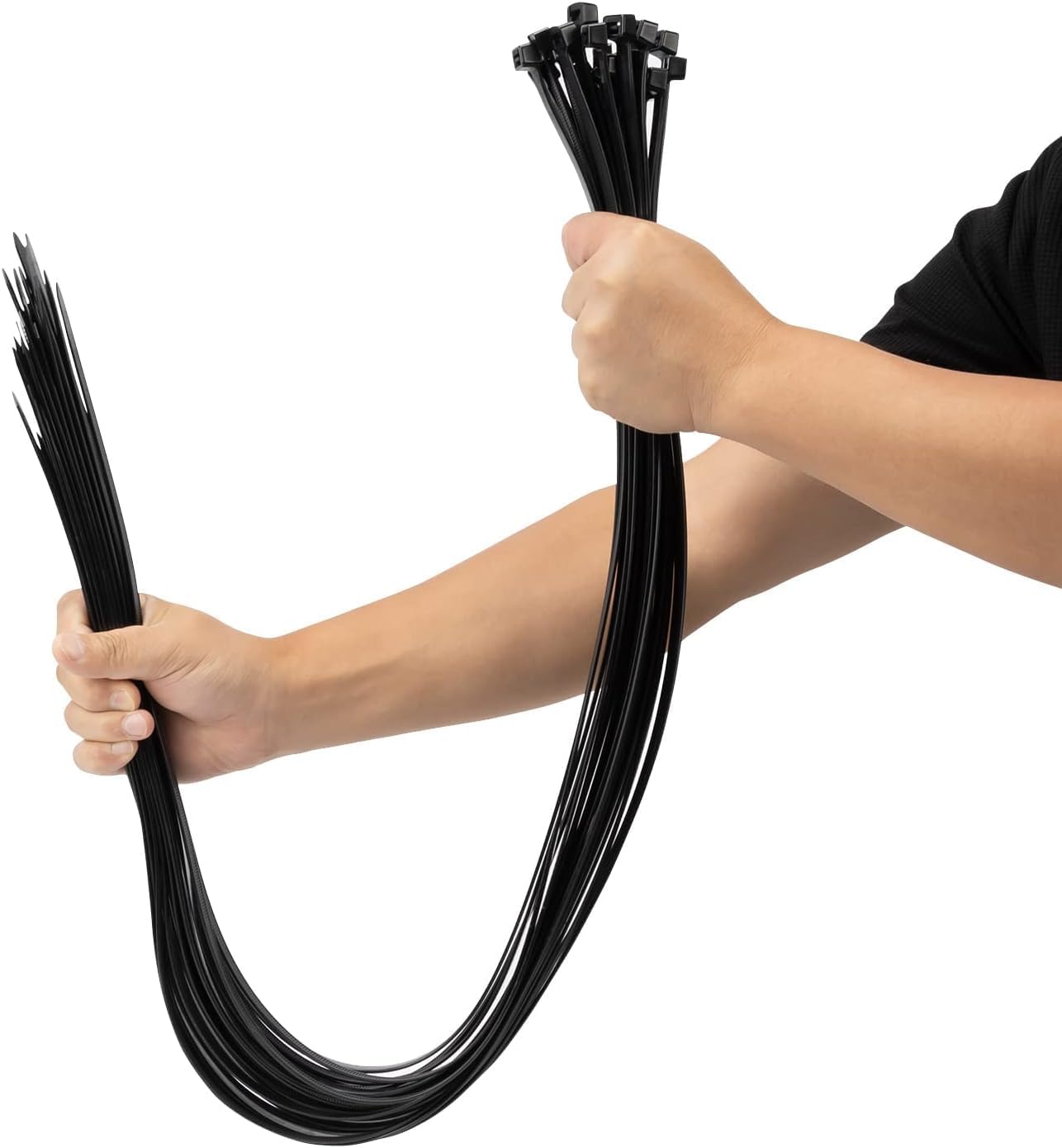 Bridas negras resistentes 35pulg 220lb