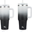 Vaso acero inox 40oz con asa 2 popotes tapa 2en1
