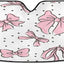 Parasol plegable parabrisas auto lazo rosa 57x31.5pulg