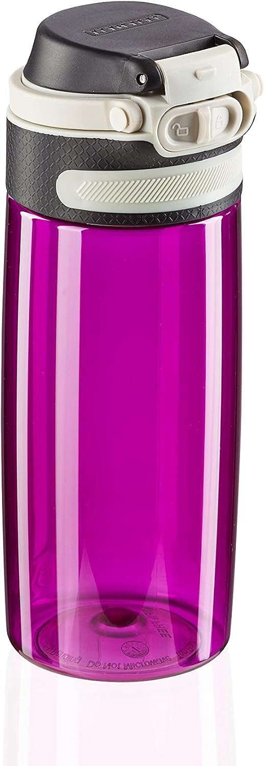 Botella Tritan 18.6oz púrpura 6.9x6.9x9.6in