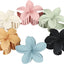 Pinzas garra cabello flores 6 pzas para grueso y fino mujer niña
